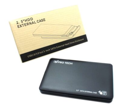 Rack extern HDD ProTech pentru HDD SSD 2.5 SATA USB 3.0 Negru